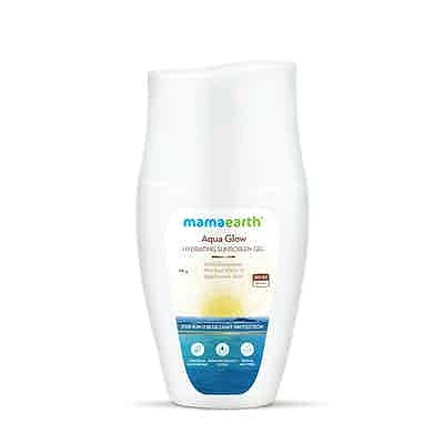 Mamaearth Aqua Glow Hydrating Sunscreen Gel with Himalayan Thermal Water and Hyaluronic Acid - 50 g