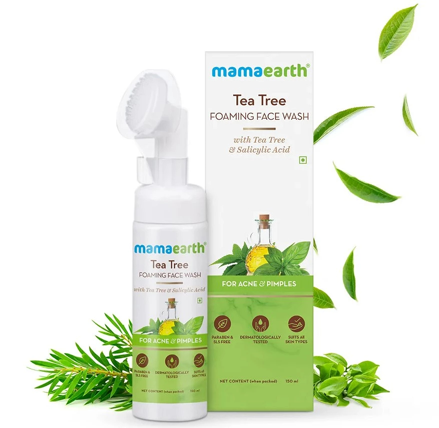 Mamaearth Tea Tree Foaming Face Wash with Tea Tree and Salicylic Acid for Acne and Pimples - 150ml