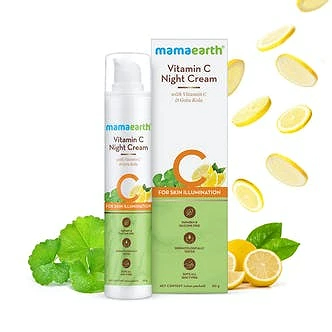 Mamaearth Vitamin C Night Cream For Women With Vitamin C And Gotu Kola For Skin Illumination