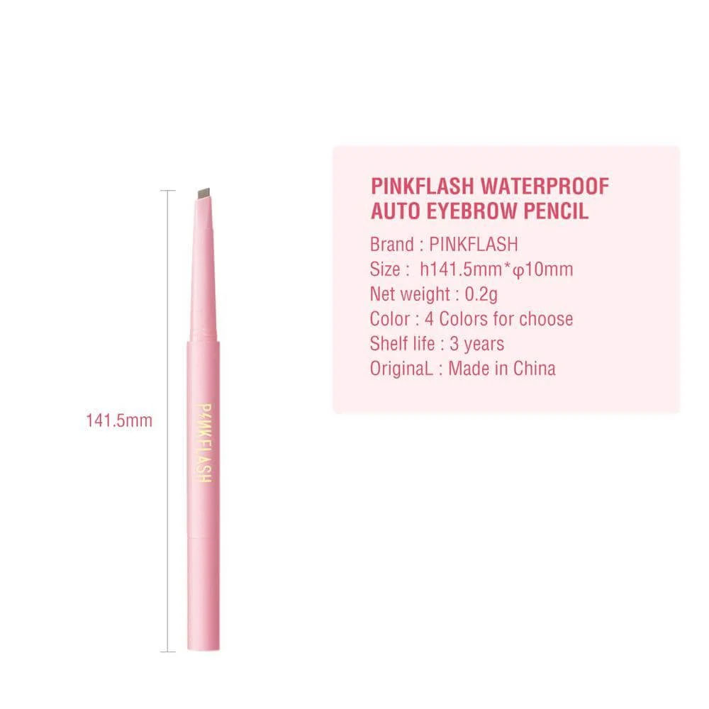 Pink Flash-E09 Waterproof Auto Eyebrow Pencil