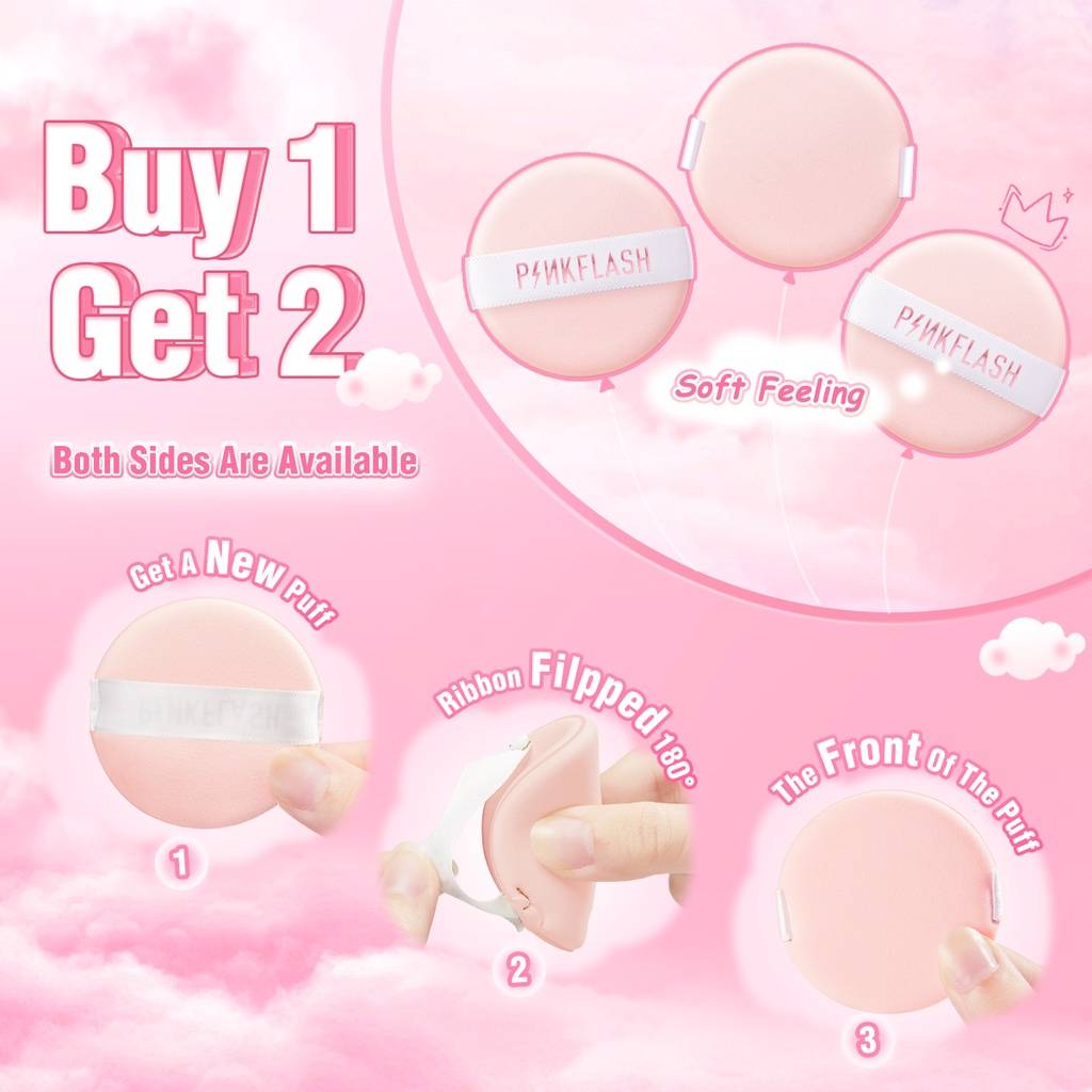 Pink Flash-T11 Make-Up Puff