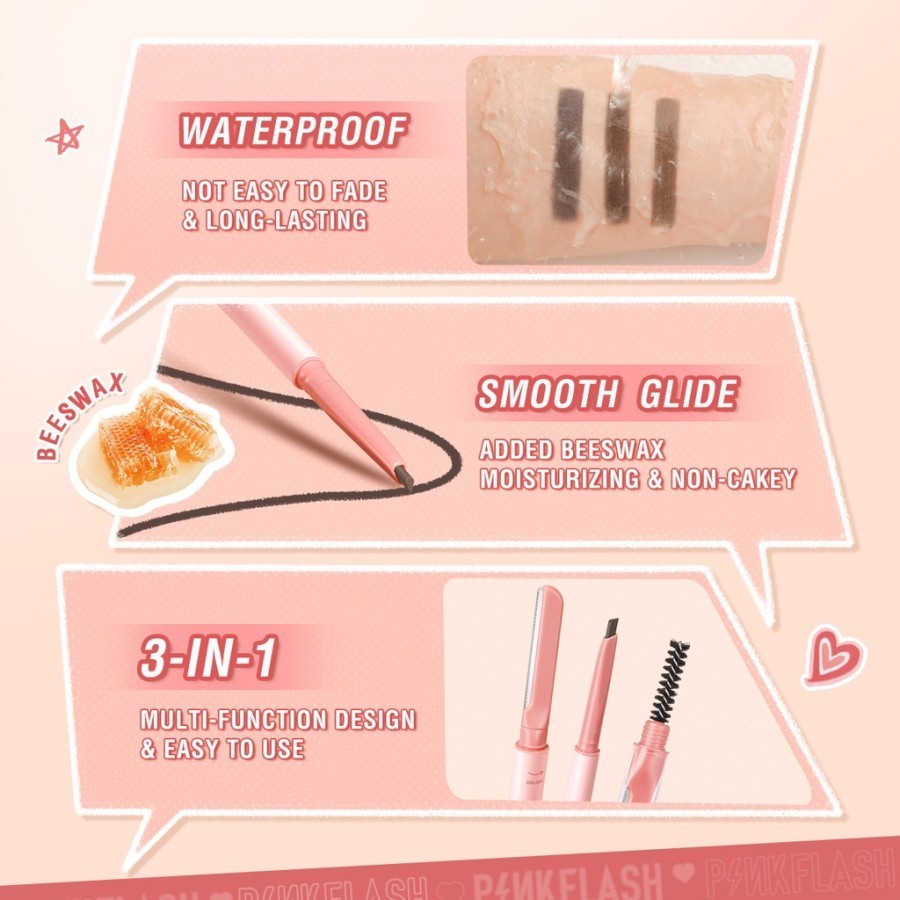 Pink Flash-E17 Multi-Use Eyebrow Pencil