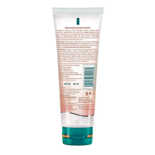 Himalaya Herbal Deep Cleansing Apricot Face Wash