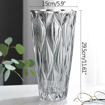 Wide-Mouth Decorative Flower Vase