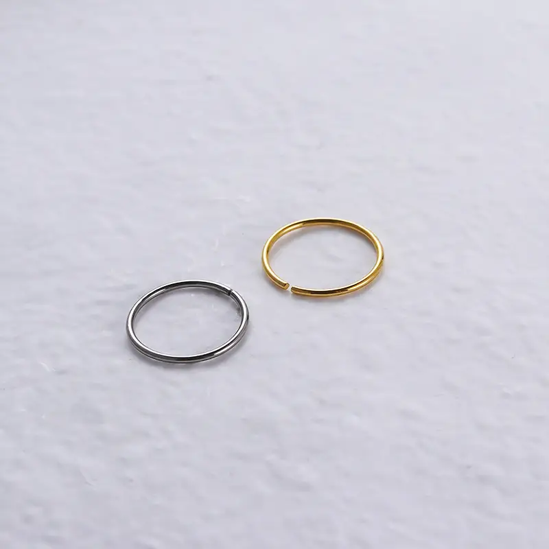 3 In 1 Lip Ring / Nose Ring / Earring Ring (Non Per icing) - 1 Piece