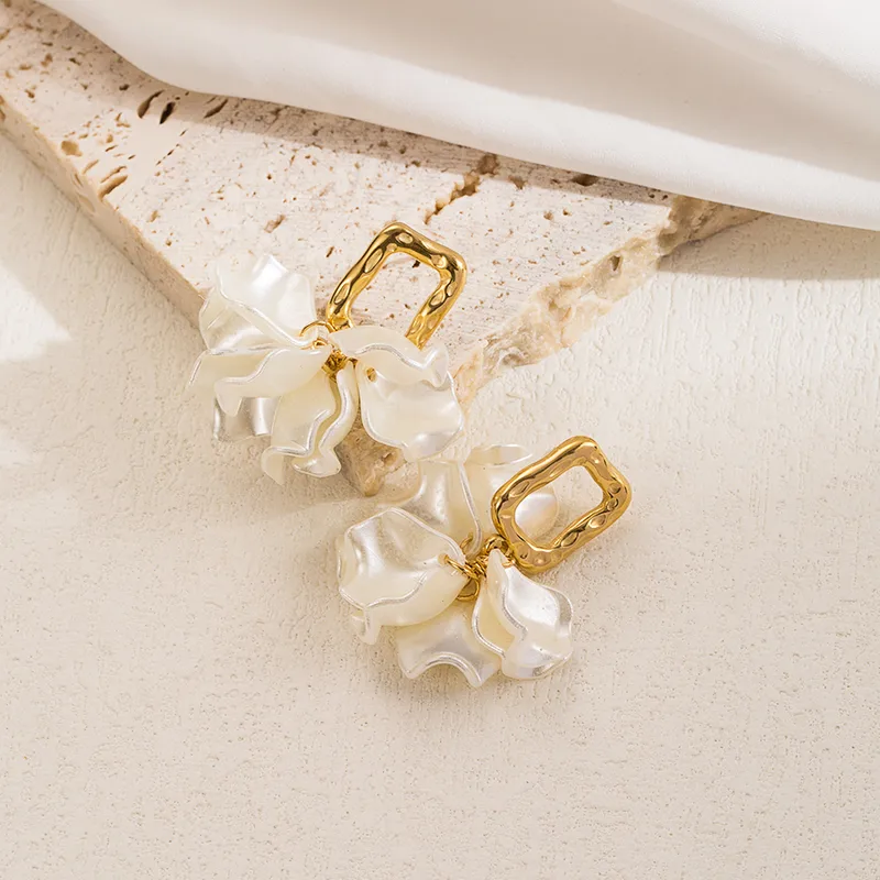 Gold Plated Drop Earrings