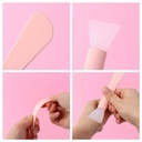 Double head facial mask brush