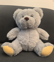 Bear Plush Toy- Blue Gray