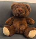 Bear Plush Toy- Dark Brown