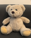 Bear Plush Toy- Light Gray