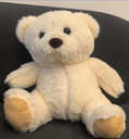Bear Plush Toy- Off White