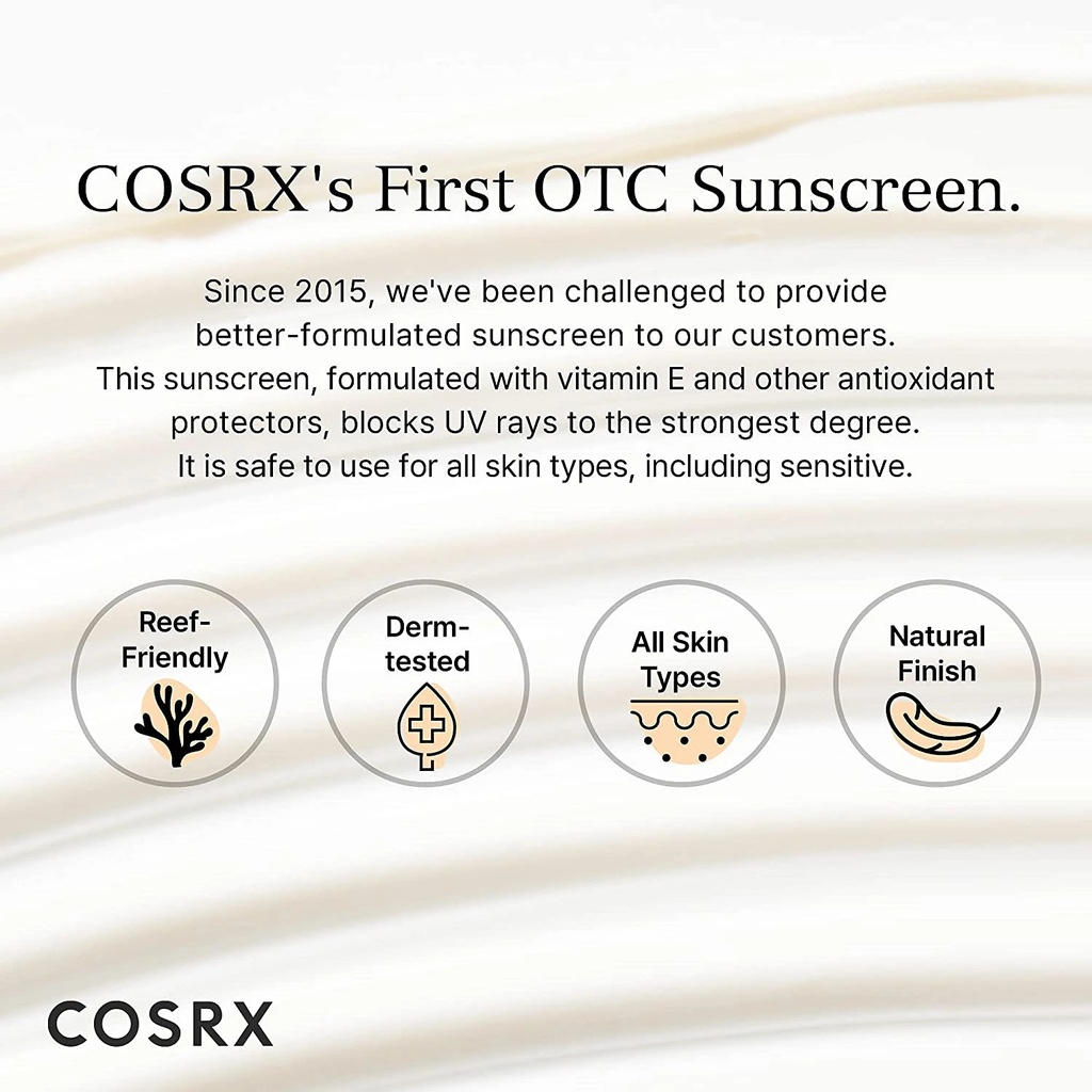 COSRX Vitamin E SPF 50+ Daily Sunscreen - 50ml