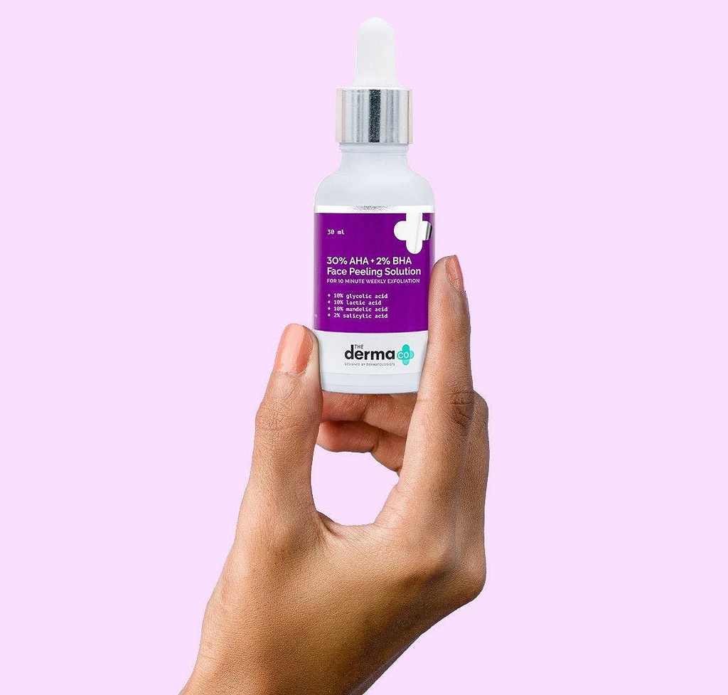 Derma Co. 30% AHA + 2% BHA Peeling Solution, 30ml