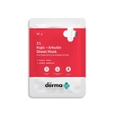 Derma Co. 1% Kojic Acid + Arbutin Face Serum Sheet Mask