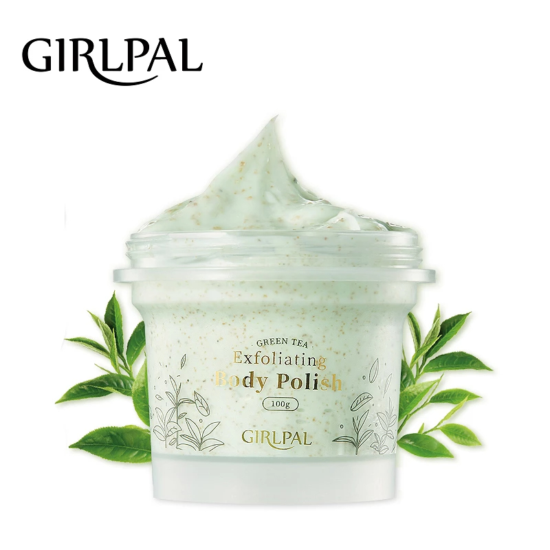 GIRLPAL GREEN TEA EXFOLIATING BODY POLISH - 100g