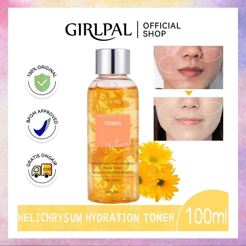 GIRLPAL  HELICHRYSUM DEEP HYDRATION FACIAL TONER - 100ml