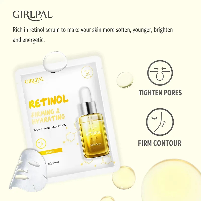 GIRLPAL RETINOL SERUM FACIAL MASK -25ml