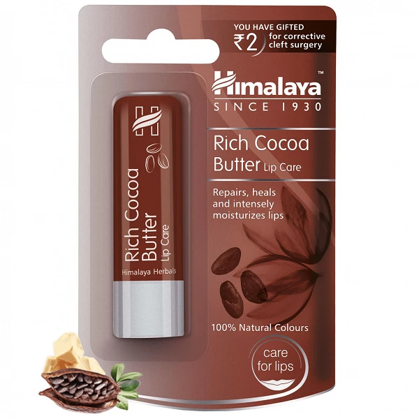 Himalaya Herbals Rich Cocoa Butter Lip Care, 4.5g