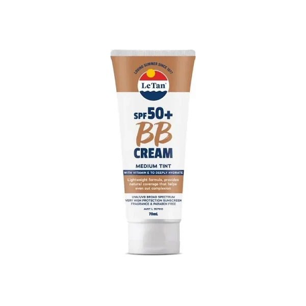 Le Tan BB Cream Spf 50+ Medium Tint 70ml