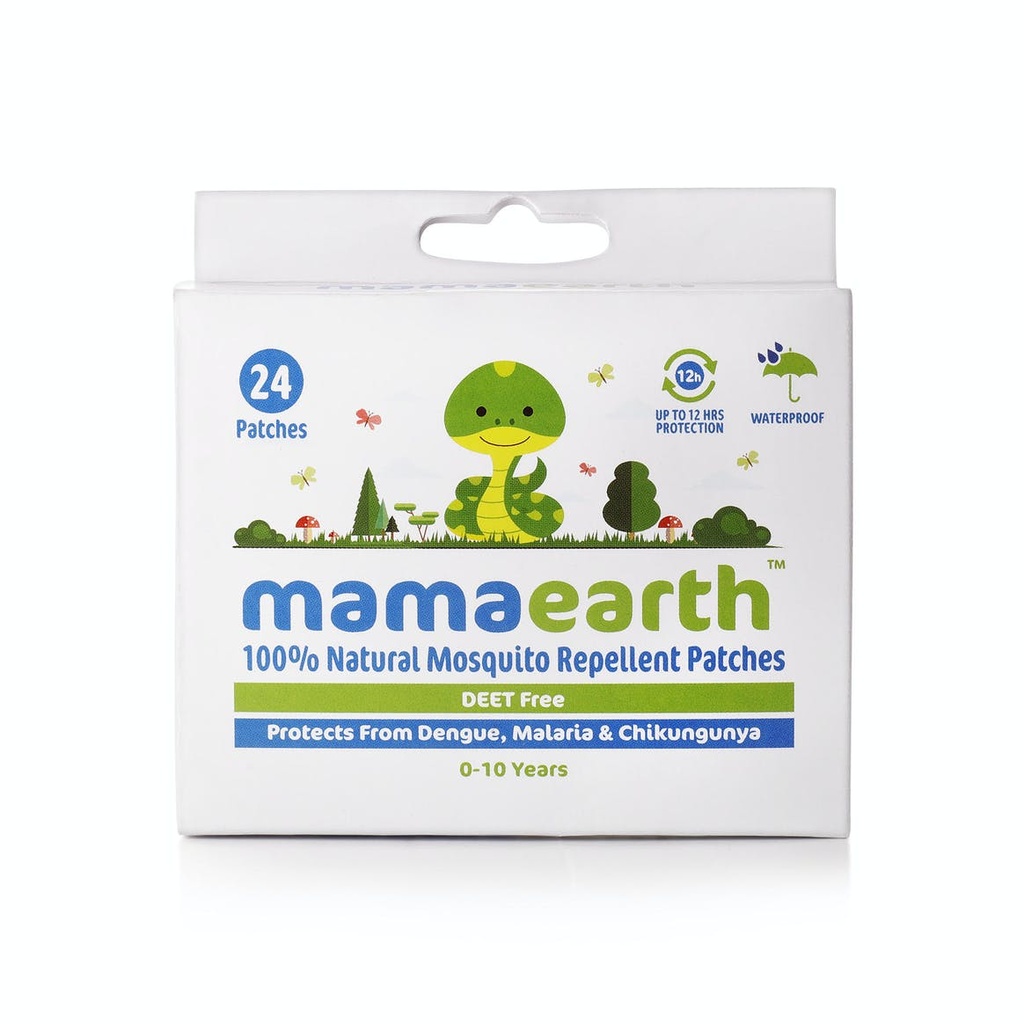 Mamaearth Natural Mosquito Repellent Patches, 24pcs