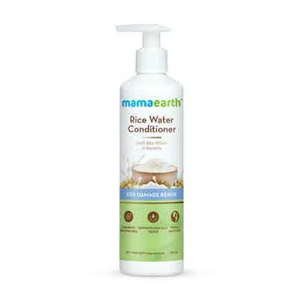 Mamaearth Rice Water Conditioner with Rice Water and Keratin for Damaged, Dry and Frizzy Hair-250 ml