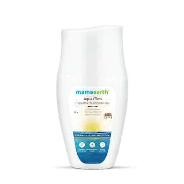 Mamaearth Aqua Glow Hydrating Sunscreen Gel with Himalayan Thermal Water and Hyaluronic Acid - 50gm