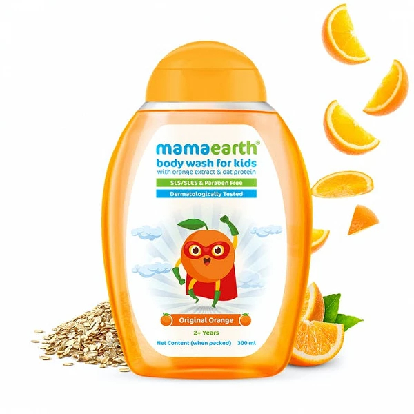 Mamaearth Original Orange Body Wash For Kids - 300ml