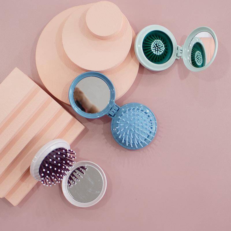 Fragrance Cherry Blossom Folding Mirror Comb