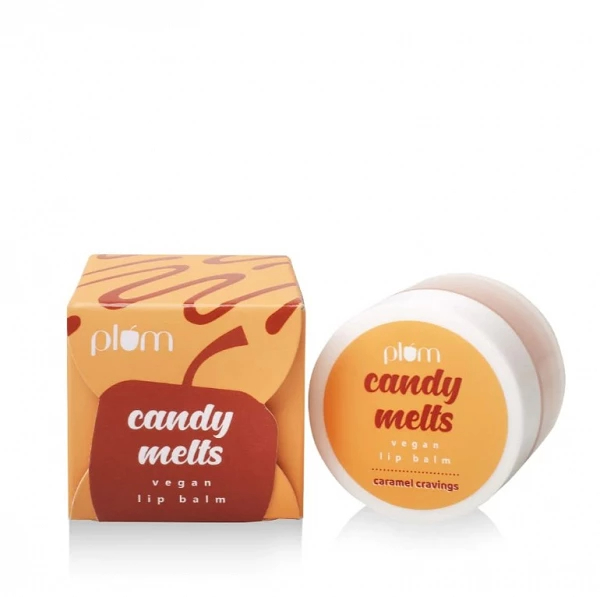 Plum Candy Melts Vegan Lip Balm - Caramel Craving