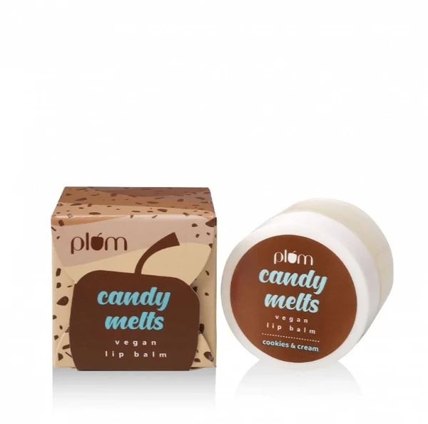 Plum Candy Melts Vegan Lip Balm-Cookies & Cream