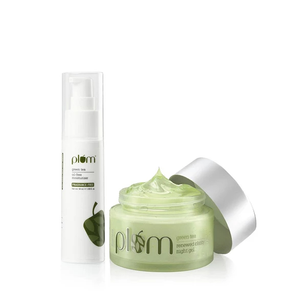 Plum green tea-Day & Night Moisturizer Duo