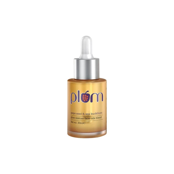 Plum Grape Seed & Sea Buckthorn Glow-restore Face Oils Blend, 30ml