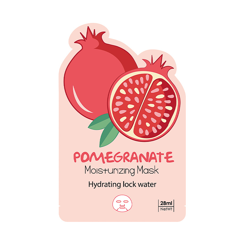 Fruit Series Hydrating Facial Sheet Mask (Pomegranate)