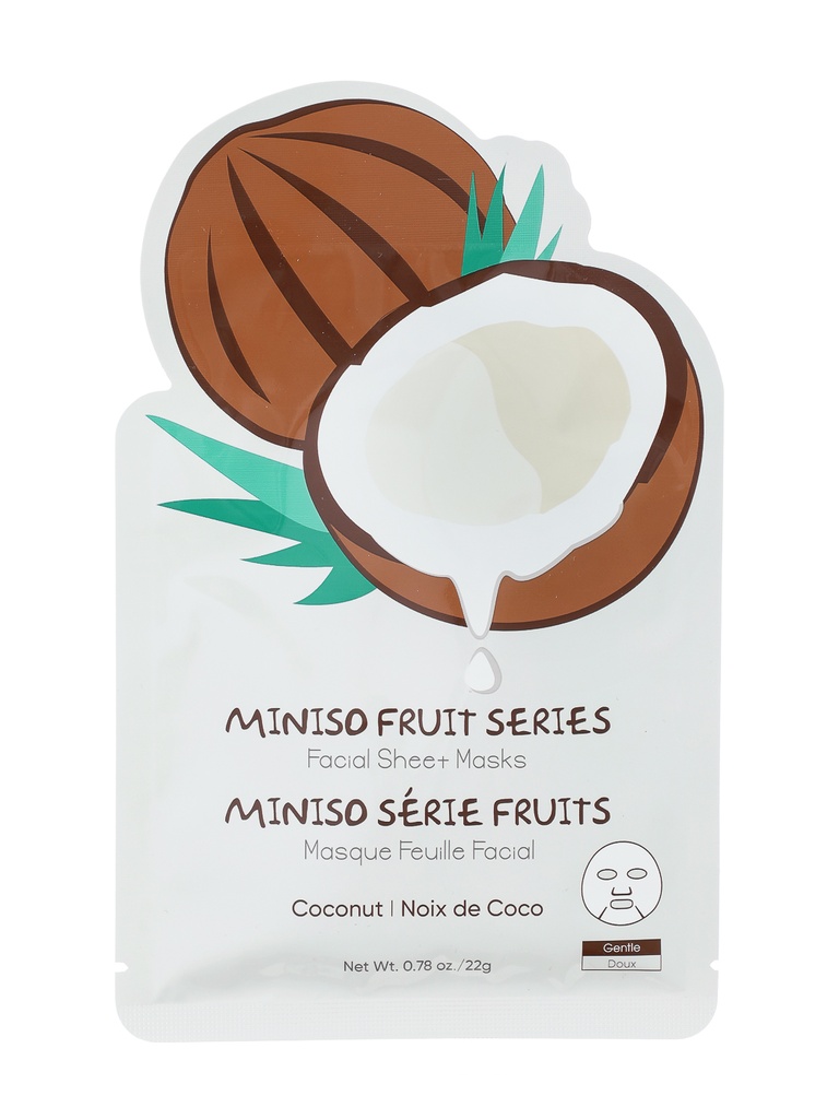 Fruit Series Hydrating Facial Sheet Mask (Coconut)