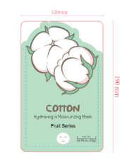 Fruit Series Hydrating Facial Sheet Mask (Kapok)