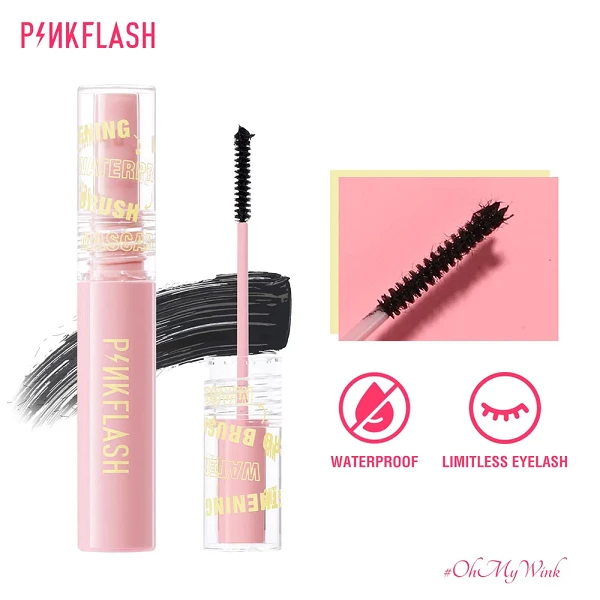 Pink Flash-E10 Lengthening Waterproof Micro Brush Mascara