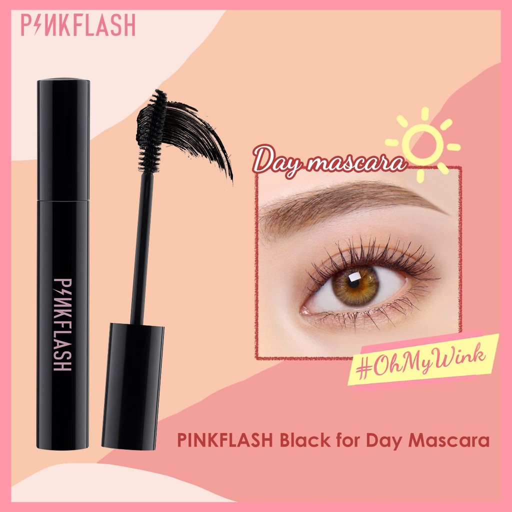 Pink Flash-E08  Oil- proof Curl Mascara