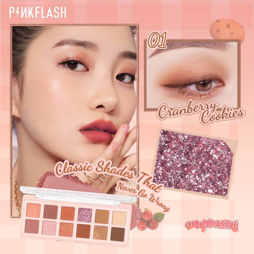 Pink Flash-E15 Pro Touch Eyeshadow Palette