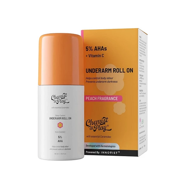 Chemist At Play Under Arm Roll On - Peach Fragrance - 40ml