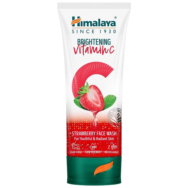 Himalaya Brightening Vitamin C Strawberry Facewash