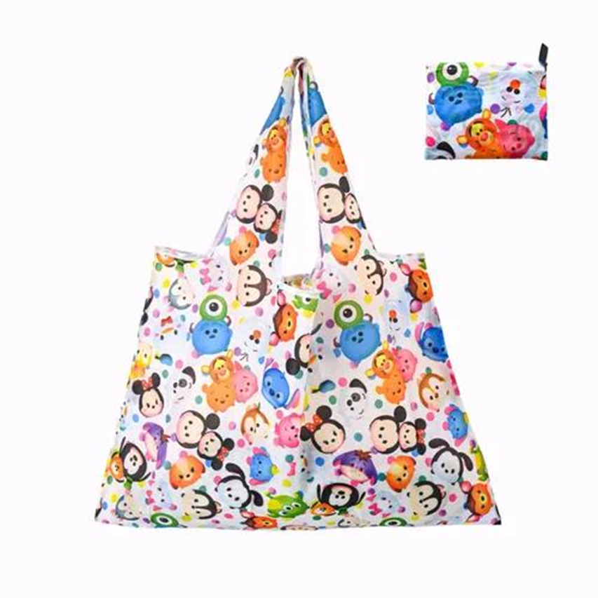 Fashion Geometry Oxford Cloth Household Shopping Bag