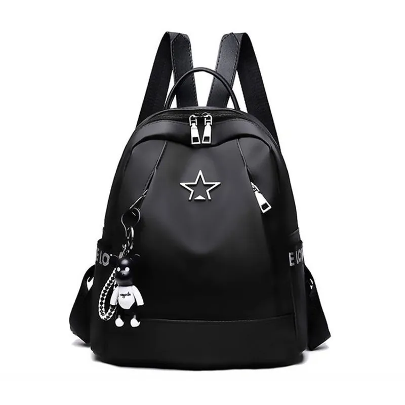 Women's Bags Five-pointed Star Oxford Cloth Backpack