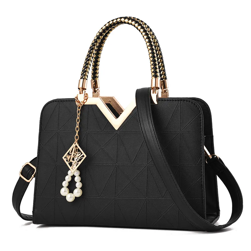 Women's Large All Seasons Pu Leather Vintage Style Handbag