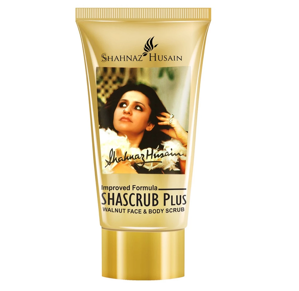 Shahnaz Husain Shascrub Plus-Walnut Face & Body Scrub