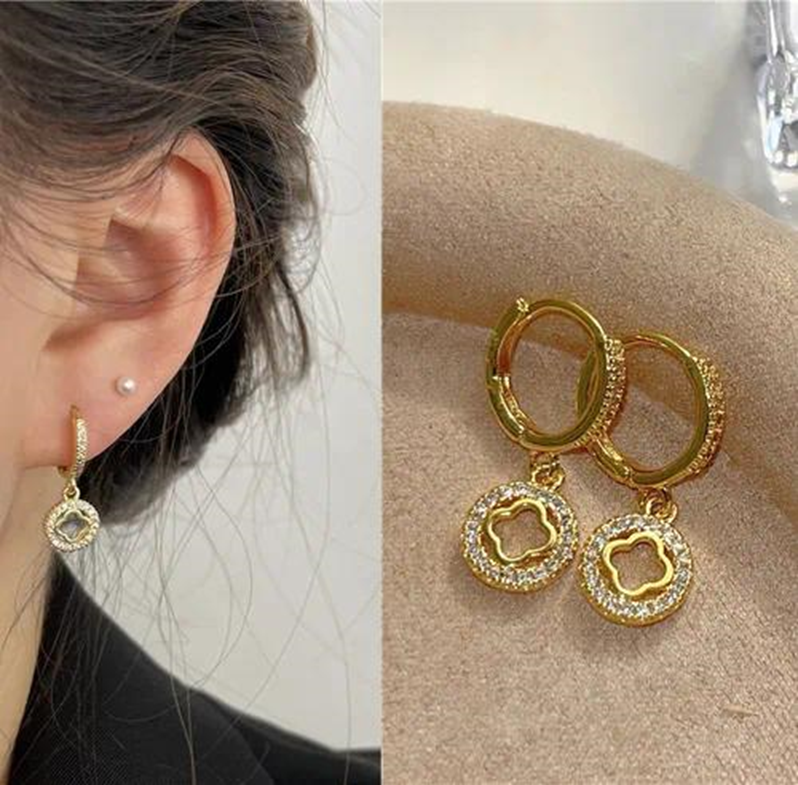 Ring Four-Leaf Clover Earring