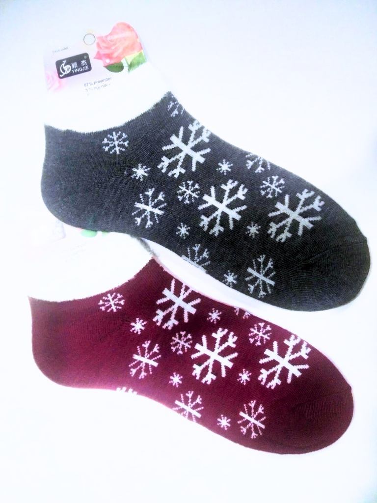 Snowflakes Pattern Women's Socks