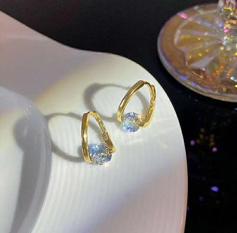 Luxurious Sparkling Crystal Earring