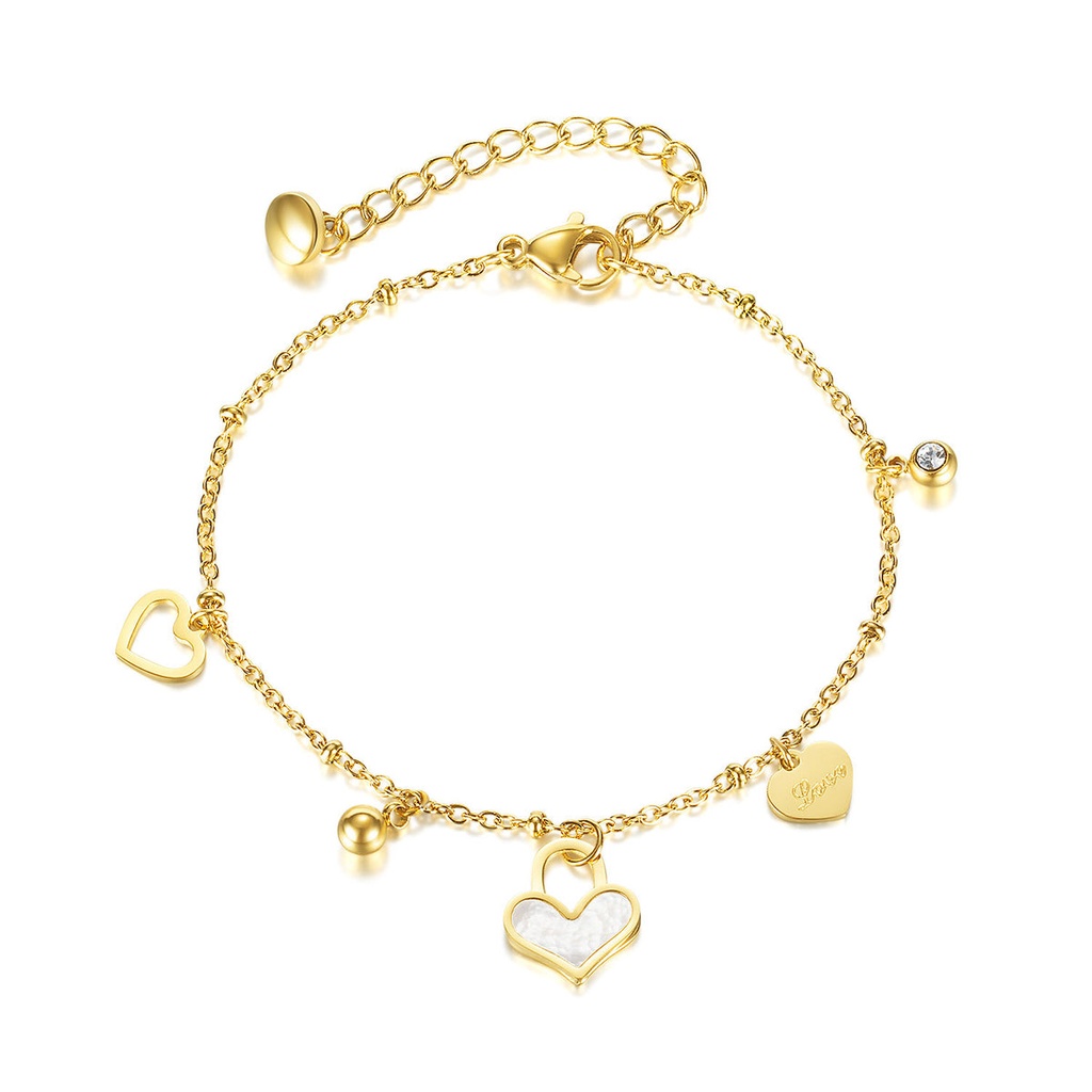 Heartfelt Glow Charm Bracelet