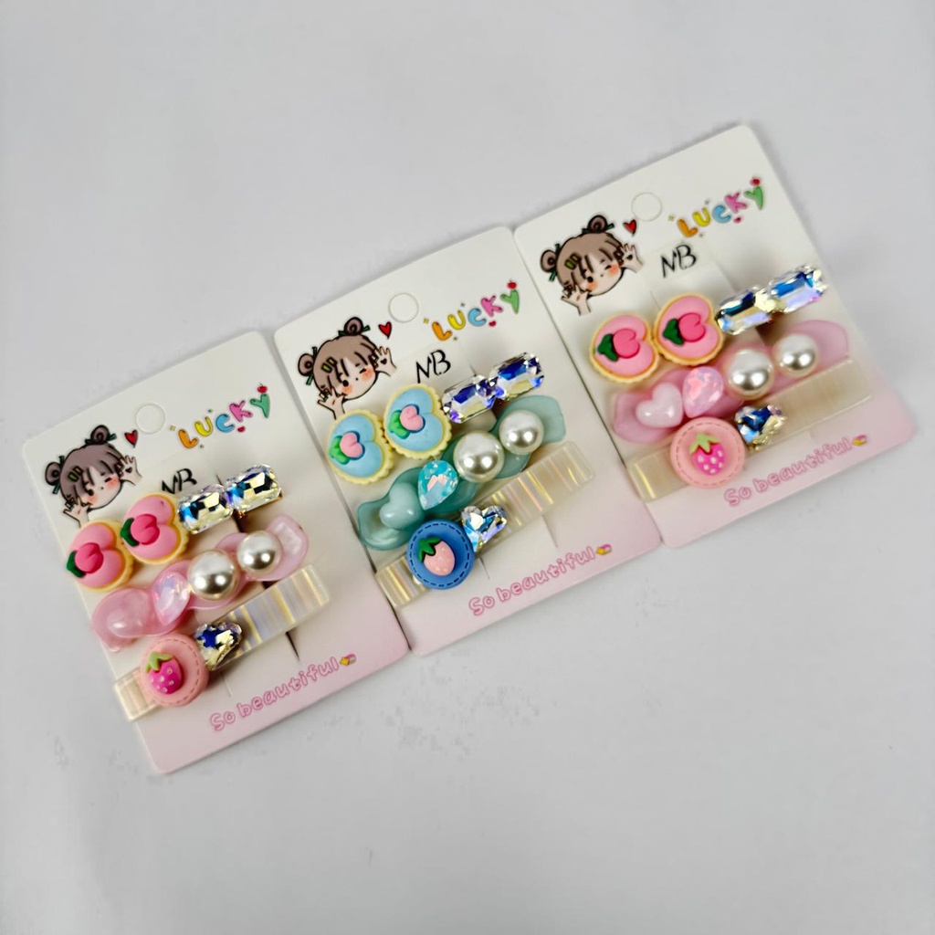 Cute Hair Clip Set