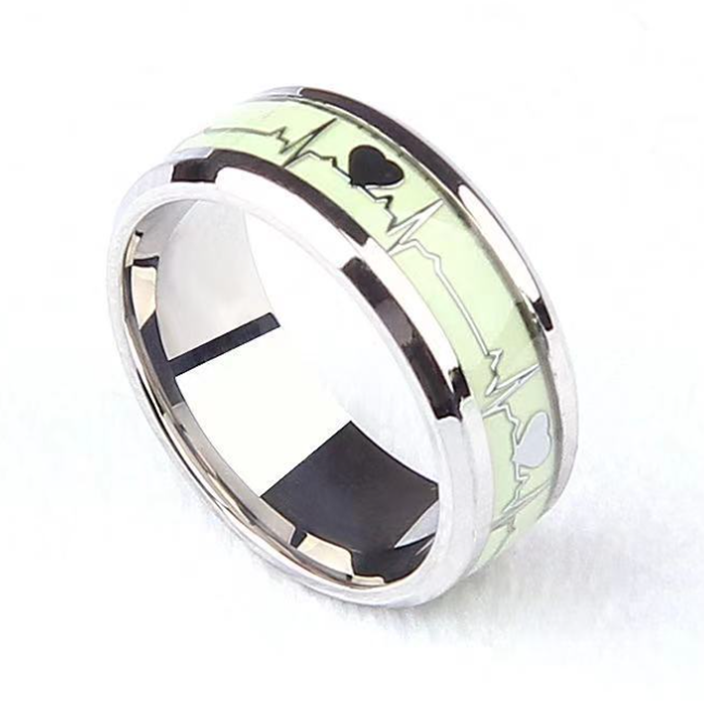 Luminous Stainless Steel Ring